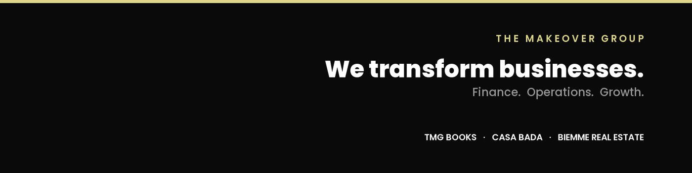 Brand direction, black and gold
