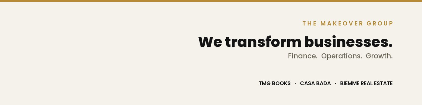 Brand direction, cream and ink